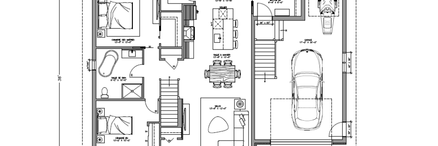 Plan de maison préliminaire